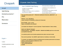 Tablet Screenshot of civapark.ch